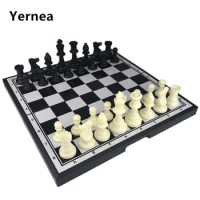 Extra Large Plastic Magnetie Chess Chess magnetic Board Game Entertainment Chess Pieces Christmas Birthday Gift Yernea
