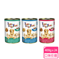 YAMIYAMI 亞米亞米 角燒系列狗罐頭 400gX24罐 副食 全齡犬 犬罐(C161D01-1 全齡適用)