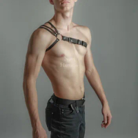 Gay Rave Harness Fetish Gay Clothing Belts BDSM Men Harness Accessories Male Punk Rave Party Clubwear Sex Toys For Men Lingerie