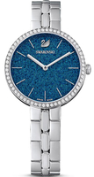 SWAROVSKI 施華洛世奇 Cosmopolitan手錶(5517790)-32mm-藍面鋼帶【刷卡回饋 分期0利率】【APP下單22%點數回饋】