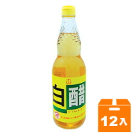 百家珍特級白醋600ml (12入)/箱【康鄰超市】