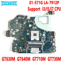 E1-571G LA-7912P for Acer Aspire E1-531G V3-571 V3-571G laptop motherboard with GT630M GT640M GT710M GT730M HM77 DDR3 100% test