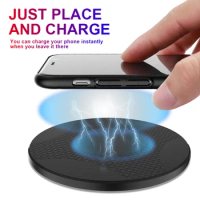 10W Fast Wireless Charger for Apple iPhone 11 Google Pixel 3 XL Cat S75 Tecno Pova 5G Wireless Charging Pad With Gift Case
