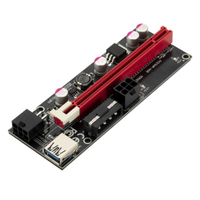 VER009S PCIE Riser 009S Express X16 Cabo Riser สำหรับการ์ด USB 3.0สาย SATA 6pin สำหรับ Mining Miner