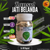 Kapsul Jati Belanda 100% Herbal Alami. Terbuat dari Jati Belanda Asli.