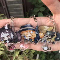 Bungo Stray Dogs Nakajima Atsushi Ryunosuke Akutagawa Keychain Cosplay Anime Accessories Cosplay Pen
