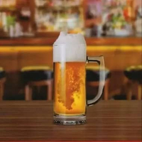 4Pc Gelas Mug Besar Jumbo Gagang Kaca Beling Bening Tebal Murah Tahan Panas Premium Citinova Bremen 