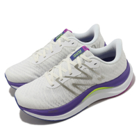 New Balance 慢跑鞋 FuelCell Propel v4 D 寬楦 女鞋 白 紫 緩震 運動鞋 NB 紐巴倫 WFCPRCW4-D