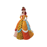 【Enesco】精品家飾 Disney 迪士尼 Britto系列 美女與野獸 貝兒居家擺飾