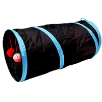 【寵物夢工廠】貓隧道-買一送一(貓玩具/可折帳篷隧道)