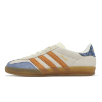 adidas 德訓鞋 Gazelle Indoor 男鞋 女鞋 米白 橘藍 復古 低筒 情侶鞋 休閒鞋 愛迪達 JQ0956