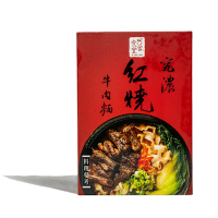 阿舍食品 究濃紅燒牛肉麵610g （1入/盒）
