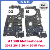 Tested Original A1398 Motherboard For MacBook Pro Retina 15" A1398 Logic Board 2012 2013 2014 2015 Year
