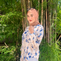 Blouse Tie Dye - Atasan Casual Panjang Sifon