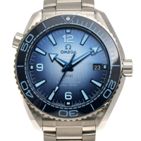 【OMEGA 歐米茄】海馬 Planet Ocean 600米漸層夏日藍x39.5mm(215.30.40.20.03.002)