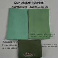 ADIVA-- KAIN PSR PERSIT BAHAN SIFON WOLPEACH BAHAN SESUAI ATURAN | WARNA BARU HIJAU TUA | LAMA HIJAU