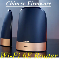 WiFi6E Wireless Mesh Router 6579Mbps Wi-Fi 6, AX6600 802.11AX, 10G SFP+ Optical 2.5G RJ45 WAN/LAN Port, 2.4GHz+5GHz+6GHz, USB3.0