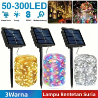1pc 7m 50led/12m 100led/22m 200led/32m 300led Solar String Lights for Outdoor, Waterproof Outdoor So
