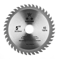 5 Inch Table Cutting Disc Table Cutting Disc Circular Saw 40 Teeth For Wood Carbide Tipped Oscillating Tool Accessories
