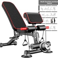 Adjustable Weight Bench Utility Workout Bench for Gym,Foldable Incline Decline Benches for Full Body Workout,Maximum Weight 600