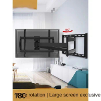 Large Screen TV Telescopic Rotating Bracket Suitable for Xiaomi 55 65 75-Inch Wall-Mounted Shelf Universal