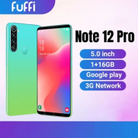 FUFFI Note 12 Pro Cellphones 5.0 inch 16GB ROM 1GB RAM Google Play Store Smartphone Android 3G Network Dual SIM Mobile phones