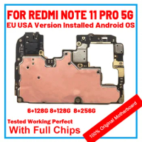 For RedMi NOTE 11 PRO 5G ,Disassemble Original Mainboard For XiaoMi RedMi NOTE 11 PRO 5G Logic Board With Full Chips