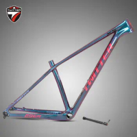 MTB Carbon Frame Twitter LEOPARDpro 27.5 29 Thru Axle 12X142mm Discolored Mountain Bike Ultralight Inner Cable