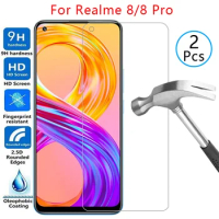 case for realme 8 pro cover screen protector tempered glass on realme8 8pro realmi realmi8 realme8pro protective phone coque bag