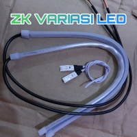 Lampu Alis Running 1 pasang Free Devil Eyes untuk motor aerox,vario,beat