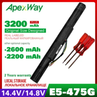 14.8V Laptop Battery for Acer AS16A8K Aspire E5-475 E5-475G E5-553 F5-573 E5-575 E5-575T E5-576G E5-774 F5-771G TravelMate TX40