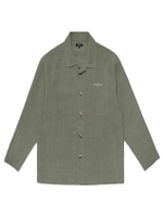 CAYMAN LINEN CHORE JACKET สี OLIVE