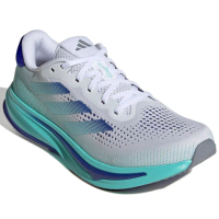【adidas 愛迪達】SUPERNOVA RISE M 運動鞋 慢跑鞋 男鞋 水藍白(ID3599 ∞)