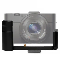 CozyShot Aluminum L Bracket for Sony RX100 II III IV V VI Camera Hand Grip Holder Quick Release Plate