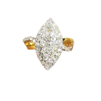 cincin berlian ring emas kuning
