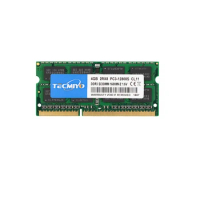 Tecmiyo 4GB DDR3 Laptop Memory RAM PC3-12800S 1600MHz SODIMM 2RX8 1.5V CL11 for Notebook Intel AMD - Green