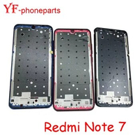 Best Quality 10Pcs Middle Frame / Front Frame For Xiaomi Redmi Note 7 Redmi A1 Front Frame Housing Bezel Repair Parts