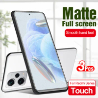 3Pcs Anti-fingerprint Glass For Xiaomi Redmi Note 12 Pro+ Note12Pro Plus 5G Speed Turbo Note12 4G Tempered Glas Screen Protector