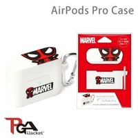 【iJacket】Marvel 漫威 死侍 AirPods Pro 防撞擊 矽膠保護套(總代理商公司貨)