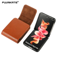 FULAIKATE-Elephant Pattern Waist Bag for Samsung Galaxy Z Flip 3 5G Phone Pouch for Motorola Razr ZFlip2 SMf 7110 Men's Holster