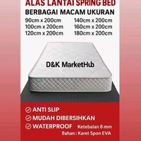 Matras alas kasur spring bed / mateas lantai tebal 8 mm 160 x 200