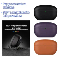 For Wf-1000xm5 Luxury Leather Handmade Wf Cover Bluetooth Earphone 1000xm5 I5x3