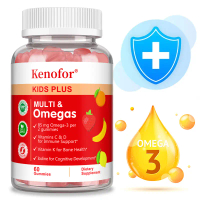 Kenofor Kids Multivitamin and Omega | Kids Health Supplement | DHA + Vitamins C and D to Support Imm