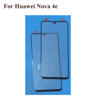 For Huawei Nova 4E 4 E Front LCD Glass Lens touchscreen For Huawei Nova 4E Touch screen Outer Screen Glass without flex nova4e