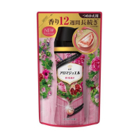 日本版【P&amp;G】衣物香香豆 補充包455ml  粉色石瑠