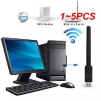 1~5PCS 150Mbp USB Wifi Adapter Ethernet USB WiFi Receiver For DVB DVB TTop Box High Speed For Freesat V7S V8 Super Tv Box