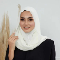 Premium Chiffon Hijab Scarf Malaysian Hijab Shawls Scarf Women Solid Color Head Wrap Tudung Bawal