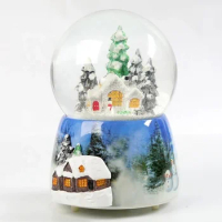 Souvenir Christmas Theme Snow Scene Snow Globe