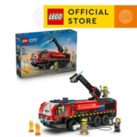 LEGO City 60499 Airport Fire Truck (691 Pieces), Building Block, Toys, Bricks