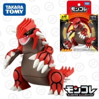 Takara Tomy Tomica Moncolle Ex Pokemon Figures ML-03 Groudon Figure Character Toy Anime Figure Kids Xmas Gift Toys for Boys